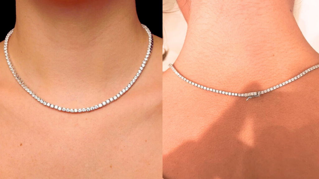 The Timeless Beauty of the Lab Grown Diamond Tennis Necklace