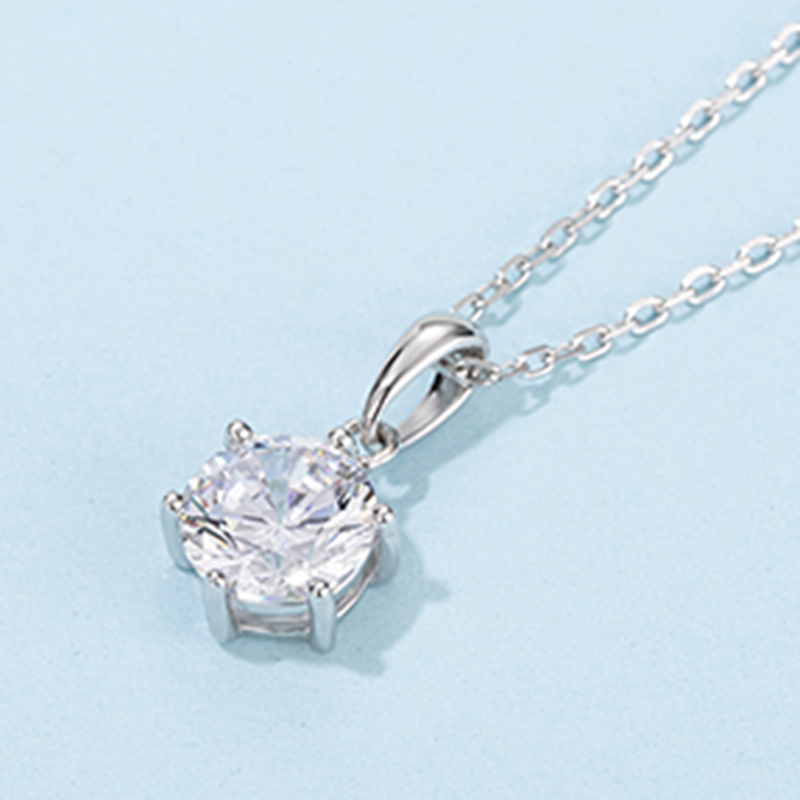 O03C (O03A) Six-Prong Round Pendant