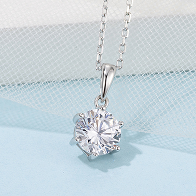 O03C (O03A) Six-Prong Round Pendant