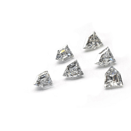Shield Shape – Lab Grown HPHT Diamonds