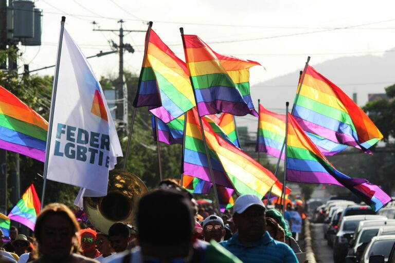 LGBTQ rainbow flag symbol of pride and diversity